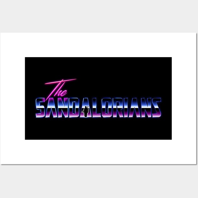 The Sandalorians Retro Wall Art by thesandalorians